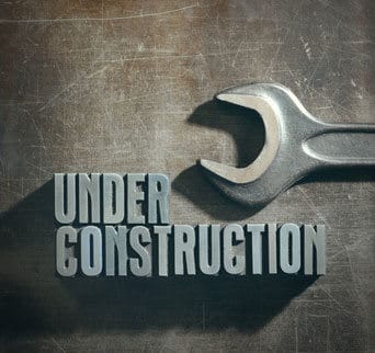 website under construction image