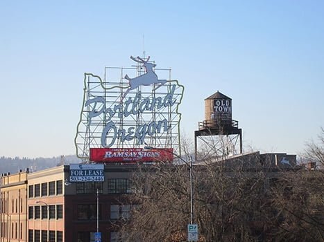 Vintage Portland Sign